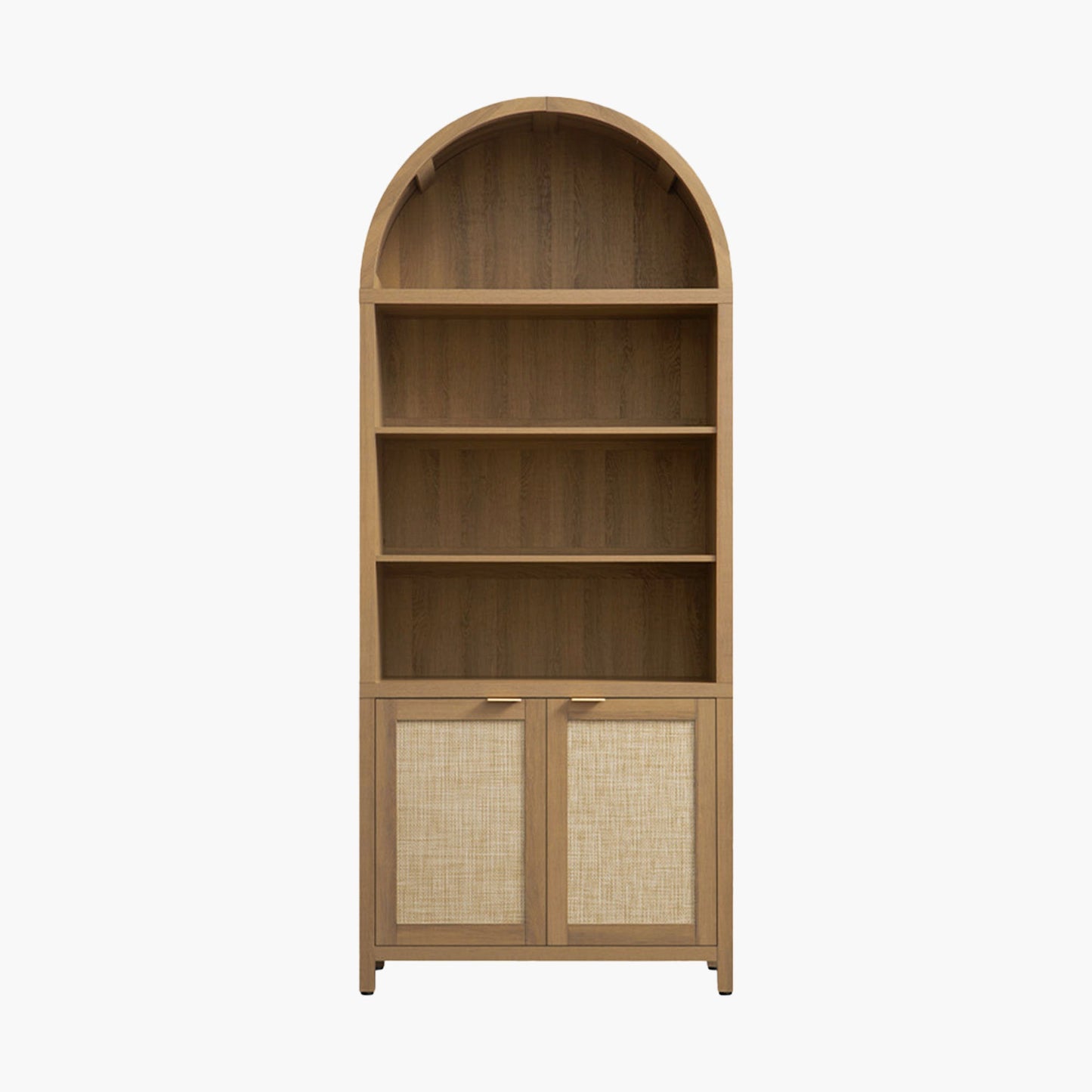 Savanna Arched Bookcase with Storage