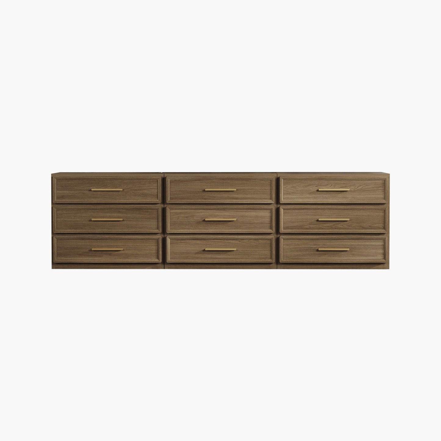 Crescent Modular 9 Drawers Dresser for Living Room
