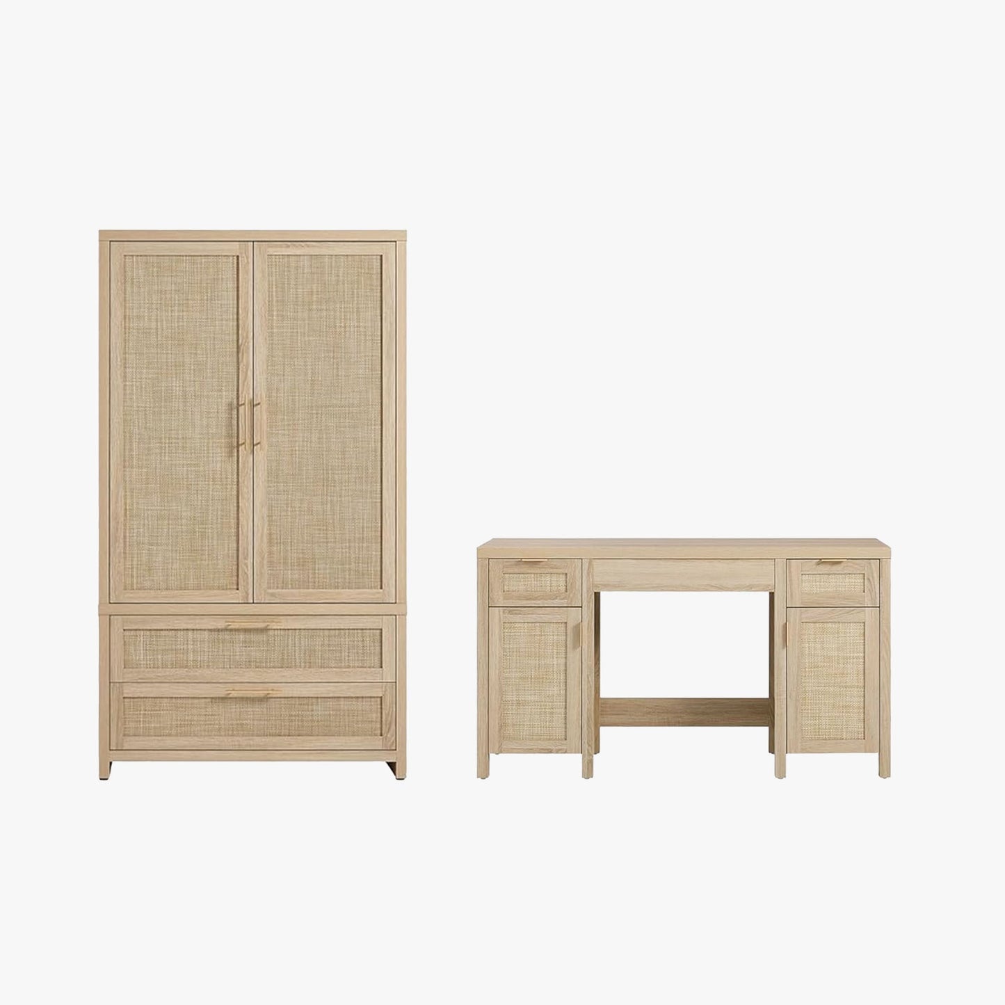 Savanna Vanity Table and Wardrobe Set