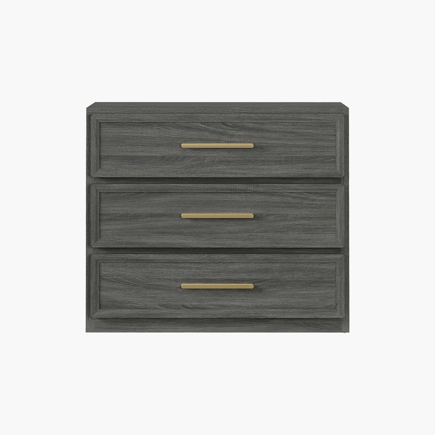 Crescent Nightstand, 3 Drawers