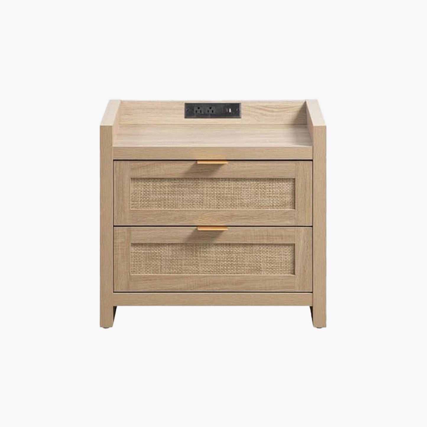 Savanna Black Nightstand with Drawer