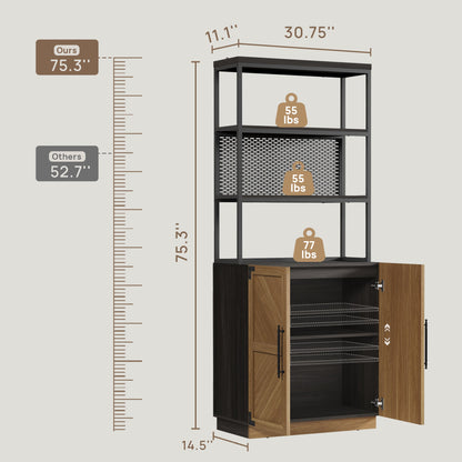 Willow Tall Bookshelf, 75.3Inch