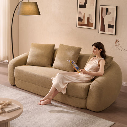 Nimbus 3 Seater Sofa Couch, Dark Grey