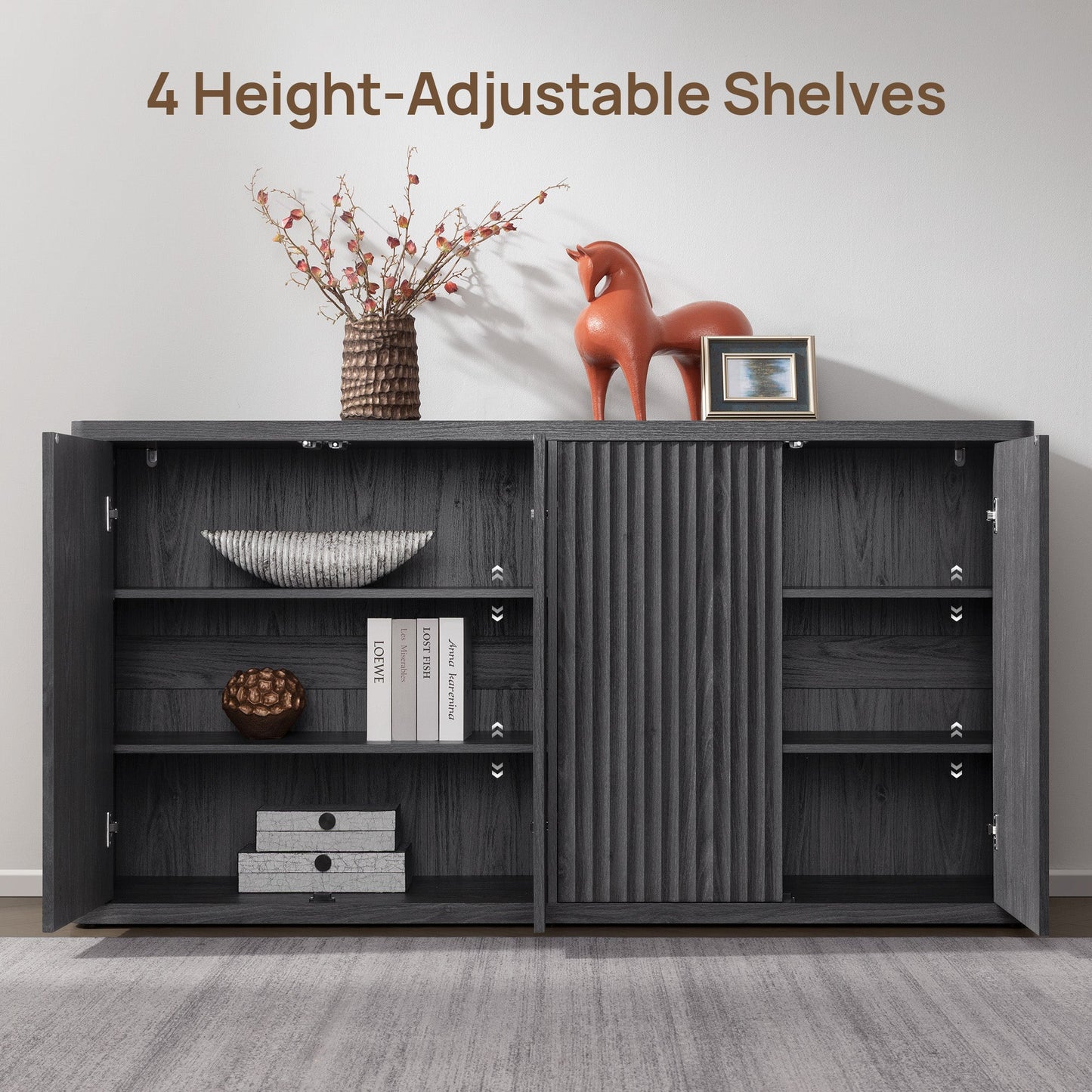 Cas 4-Door TV Stand