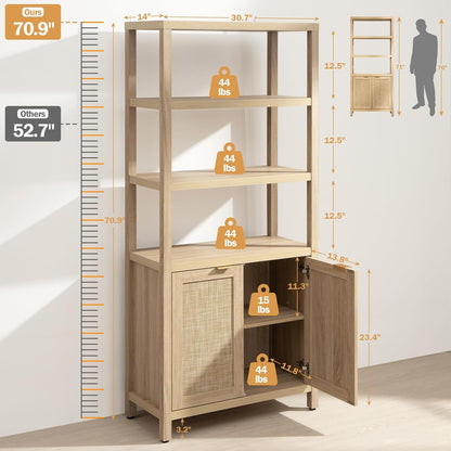 Savanna Rattan Bookshelf