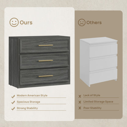 Crescent Modular 9 Drawers Dresser, 93.9 Inch Wide