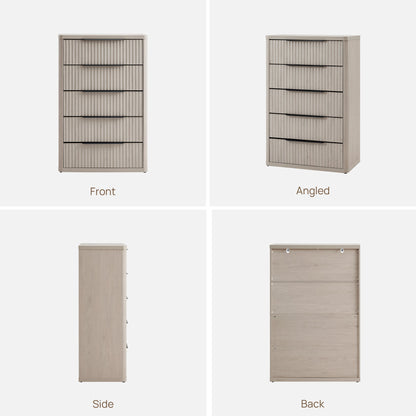 Cas Tall 5 Drawers Dresser