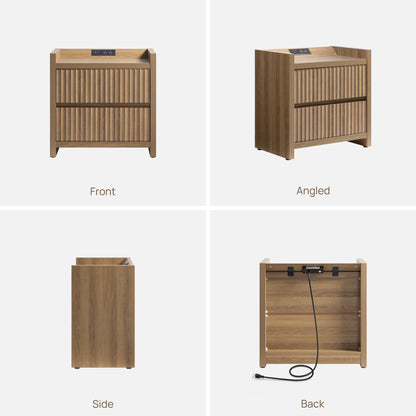 Prelude Nightstand with Charger Station