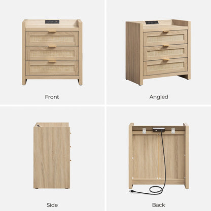 Savanna 3 Drawers Nightstand