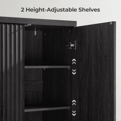 Stria Black Buffet Cabinet