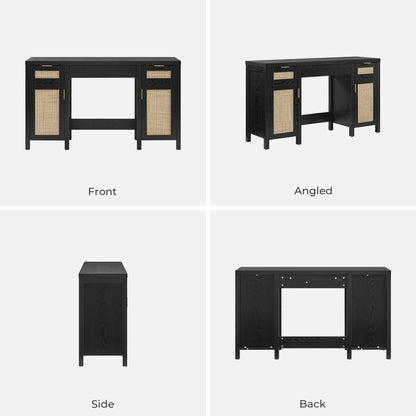 Savanna Black Makeup Vanity