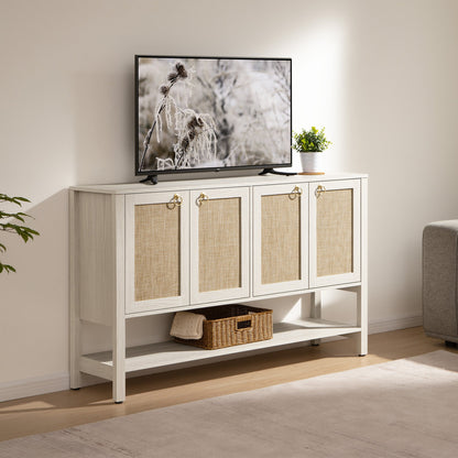 Terra 4 Doors Sideboard and 2 Drawers Nightstands Set