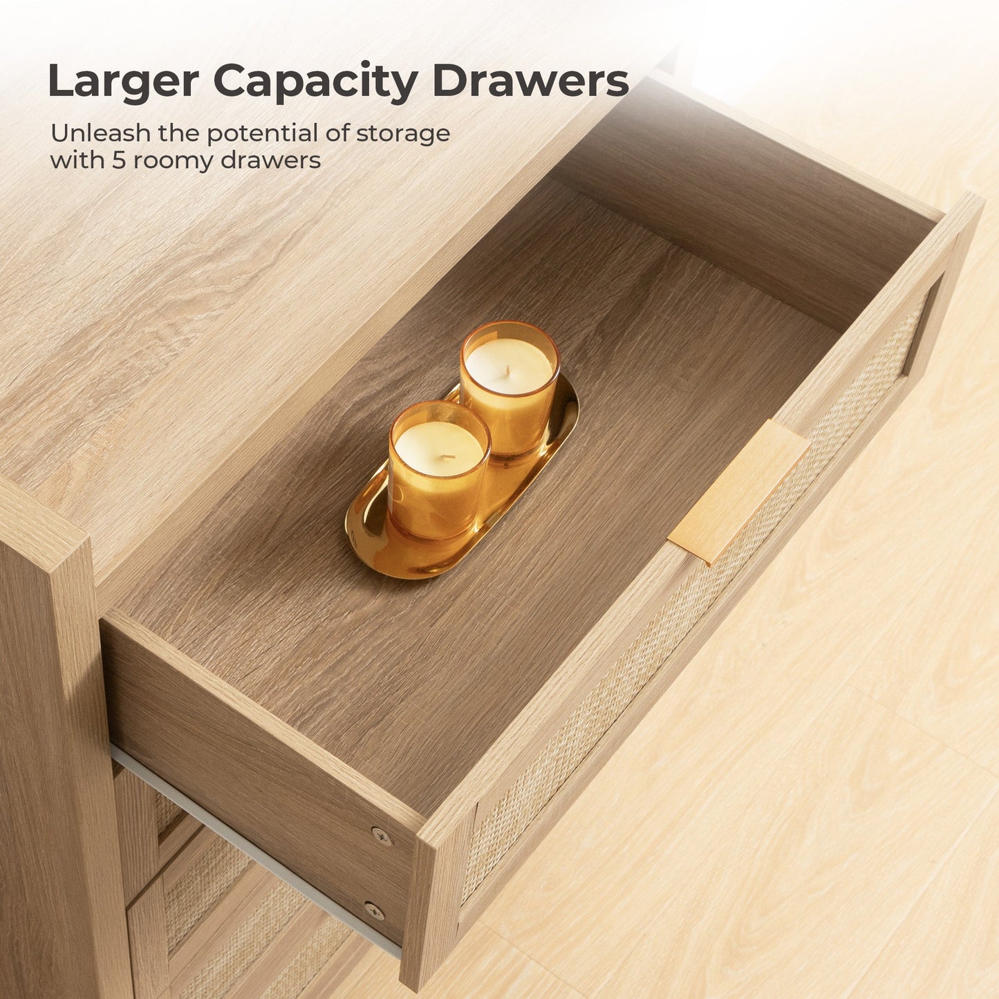 Savanna 5 Drawers Dresser