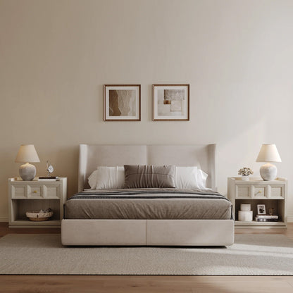Helio Nightstands Set, 26 Inch Wide