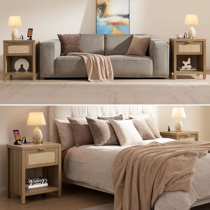 Savanna Wardrobe, Vanity Table, Nightstand with Charger Sets