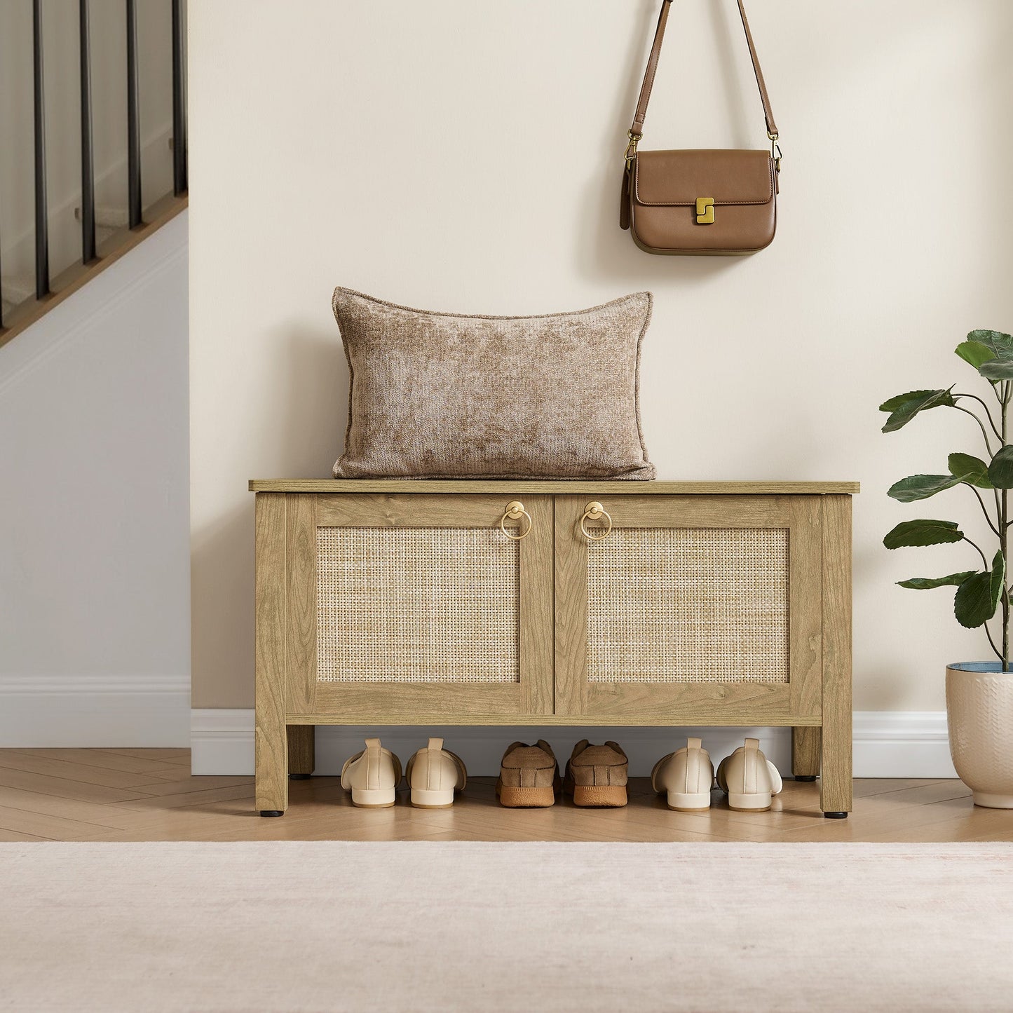 Terra Rattan Shoe Bench
