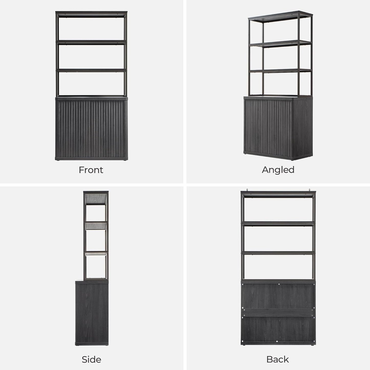 Cas Black Bookshelf
