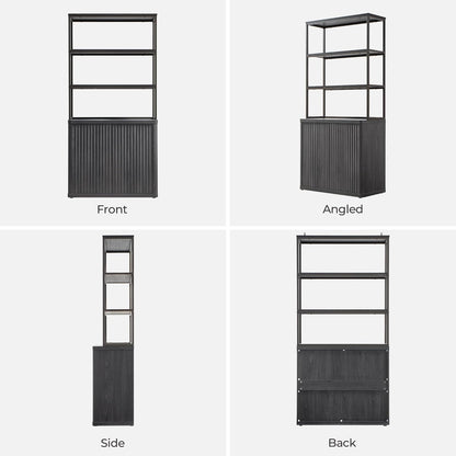 Cas Black Bookshelf