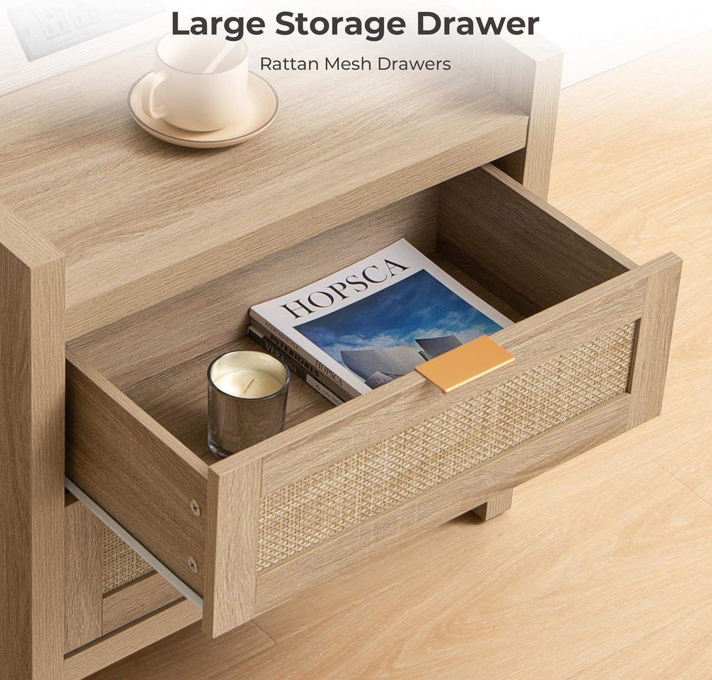Savanna 6 Drawers Dresser and Nightstand Set