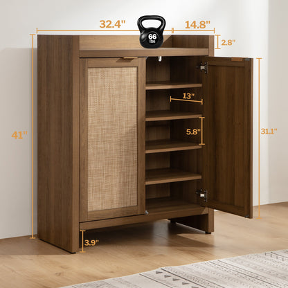 Savanna Shoe Cabinet, 24 Pairs Shoes
