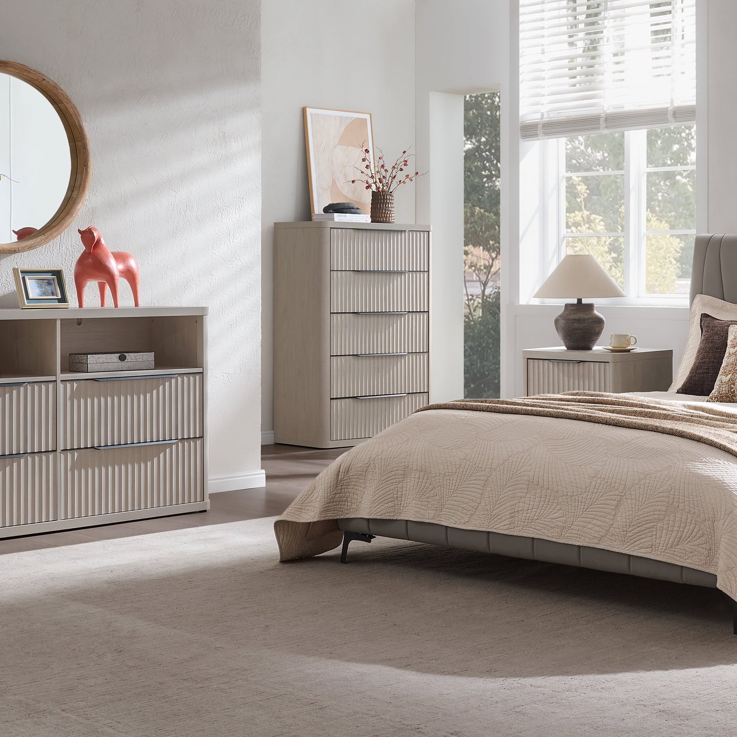 Cas Tall 5 Drawers Dresser