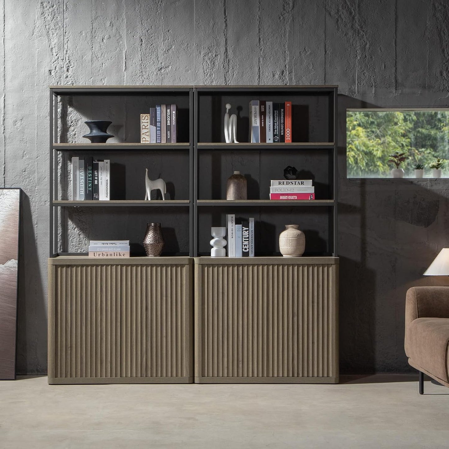 Cas Black Bookshelf