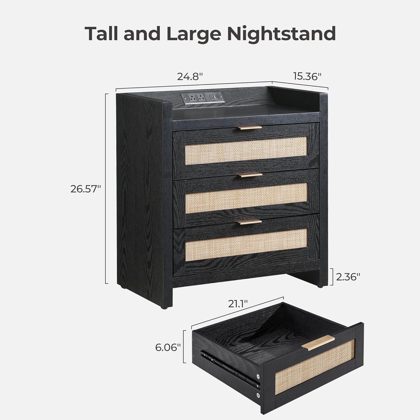 Savanna Dresser and Nightstands Set of 2