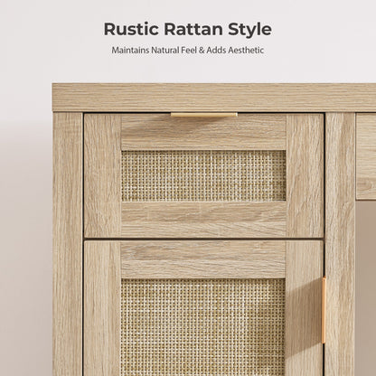 Savanna Makeup Vanity, Wardrobe and Nightstands Set