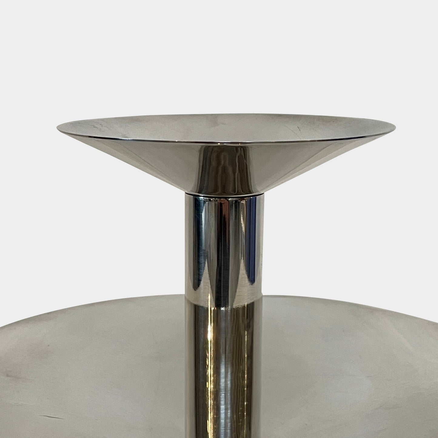 Centre de table à fruits en argent Driade