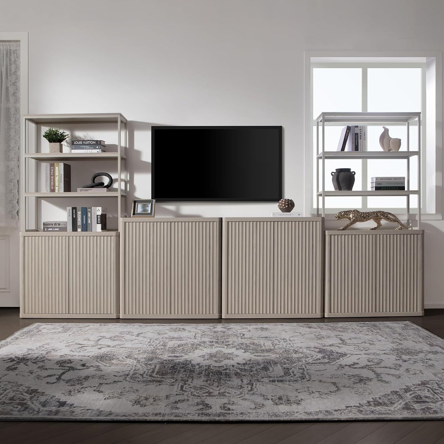Cas 70.9Inch Bookshelf With 2 Doors