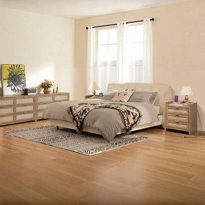Savanna 6 Drawers Dresser and Nightstands Set