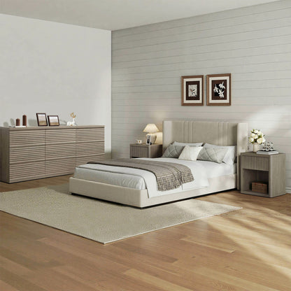 Stria Dresser and Night Tables Set
