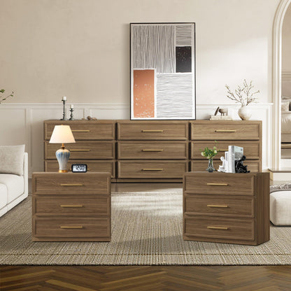 Crescent Dresser and Nightstands Set