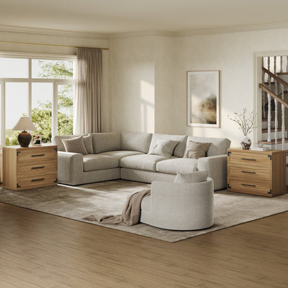 Willow 3-Drawers Nightstands Set