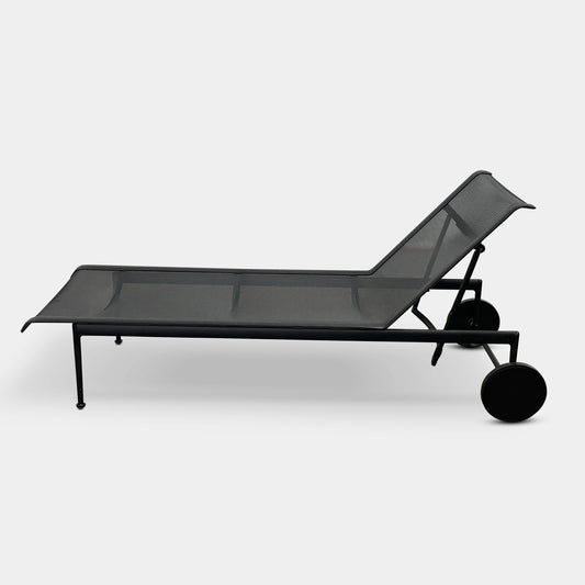 Chaise longue réglable Knoll 1966 Collection en onyx