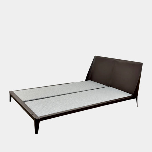 Lit queen-size Poliform Kelly, cuir