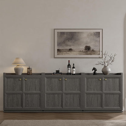 Helio White Sideboards with Doors
