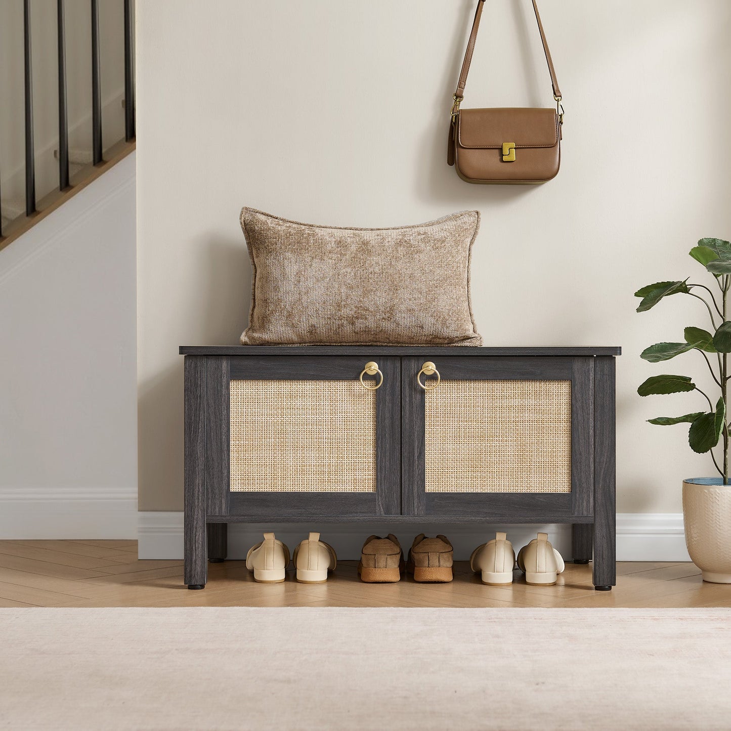 Terra Rattan Shoe Bench