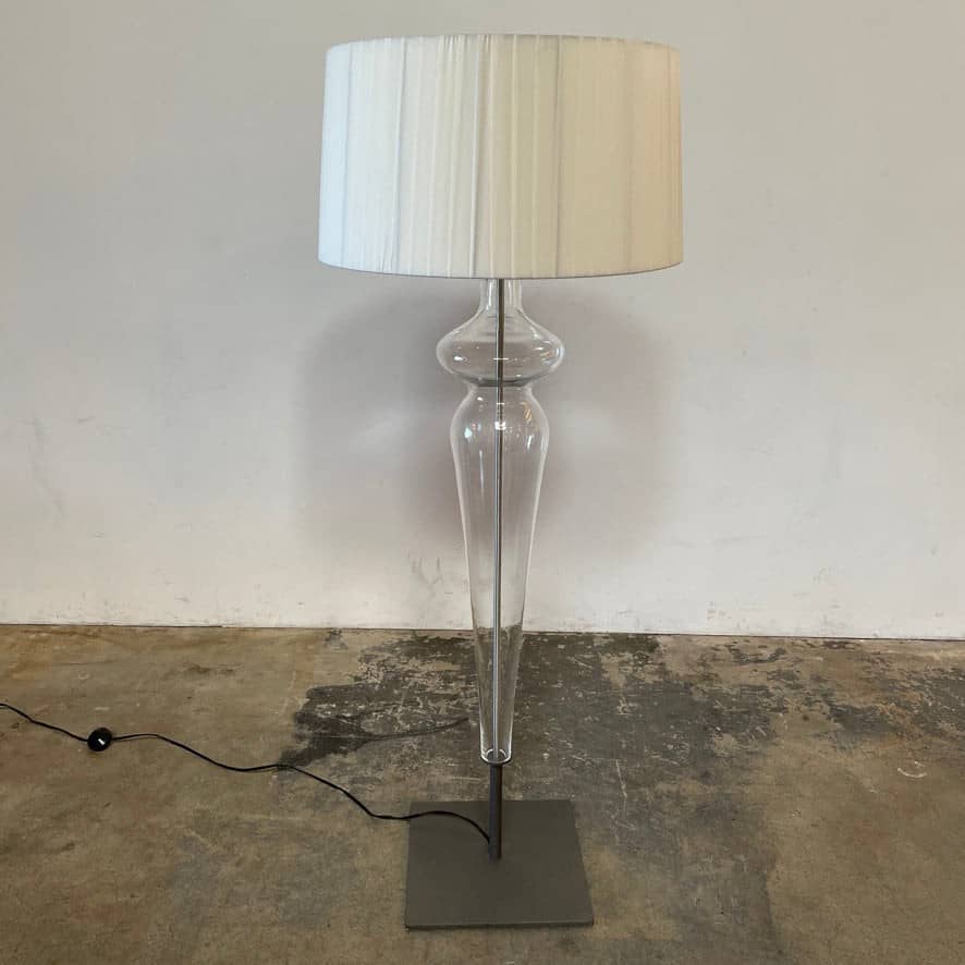 Lampadaire en verre Holly