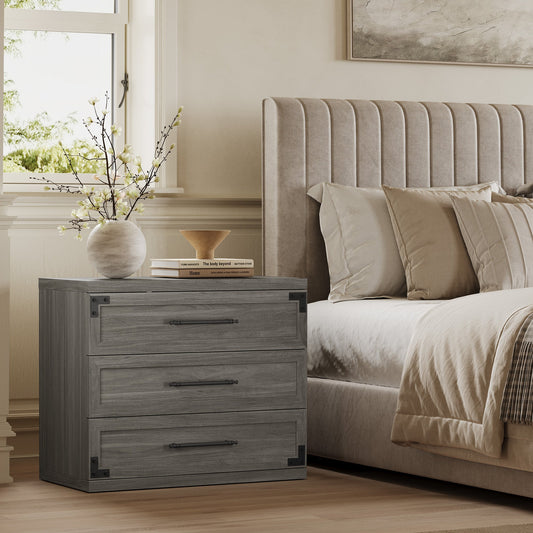 Willow 3-Drawers Nightstands Set