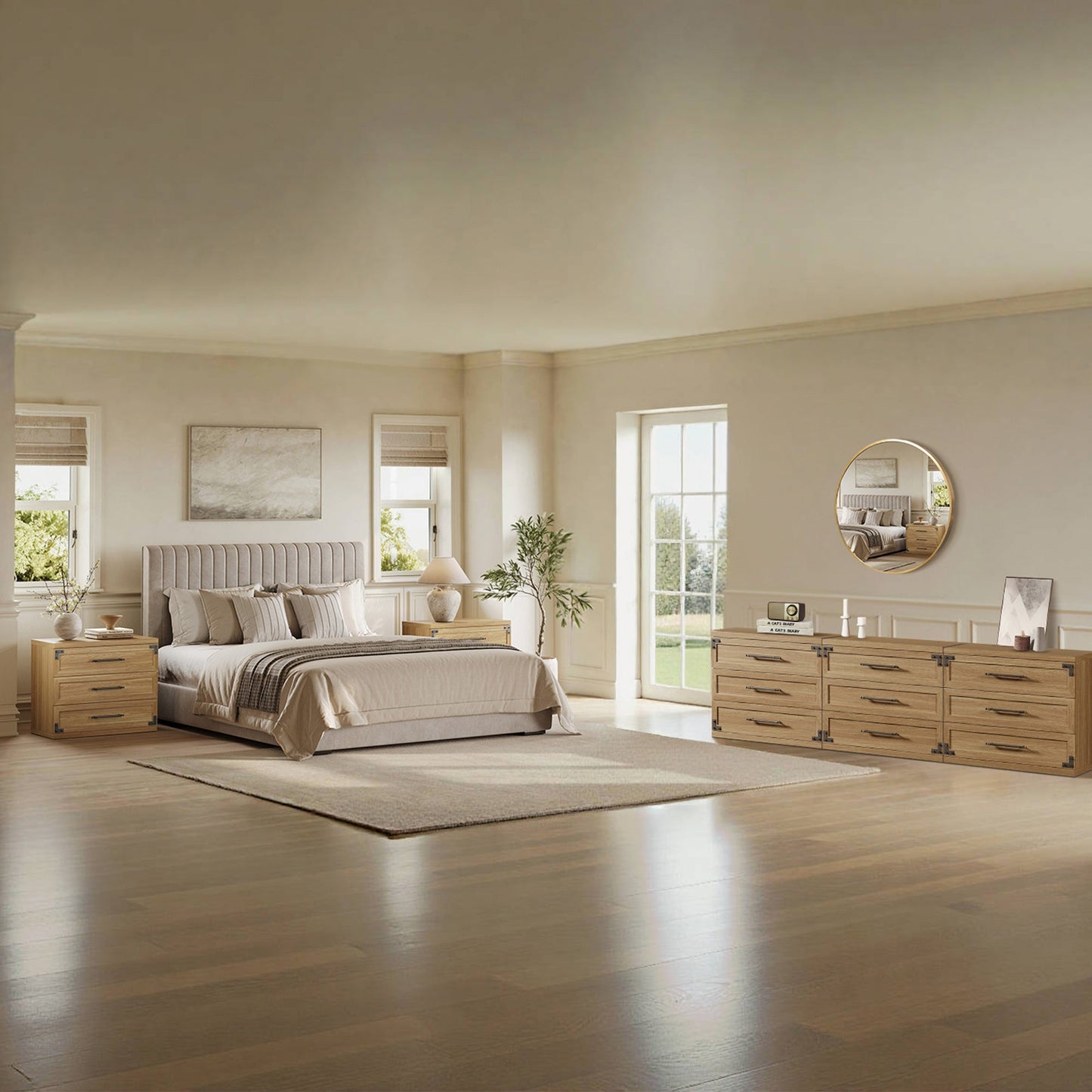 Willow Dresser and Nightstands Set