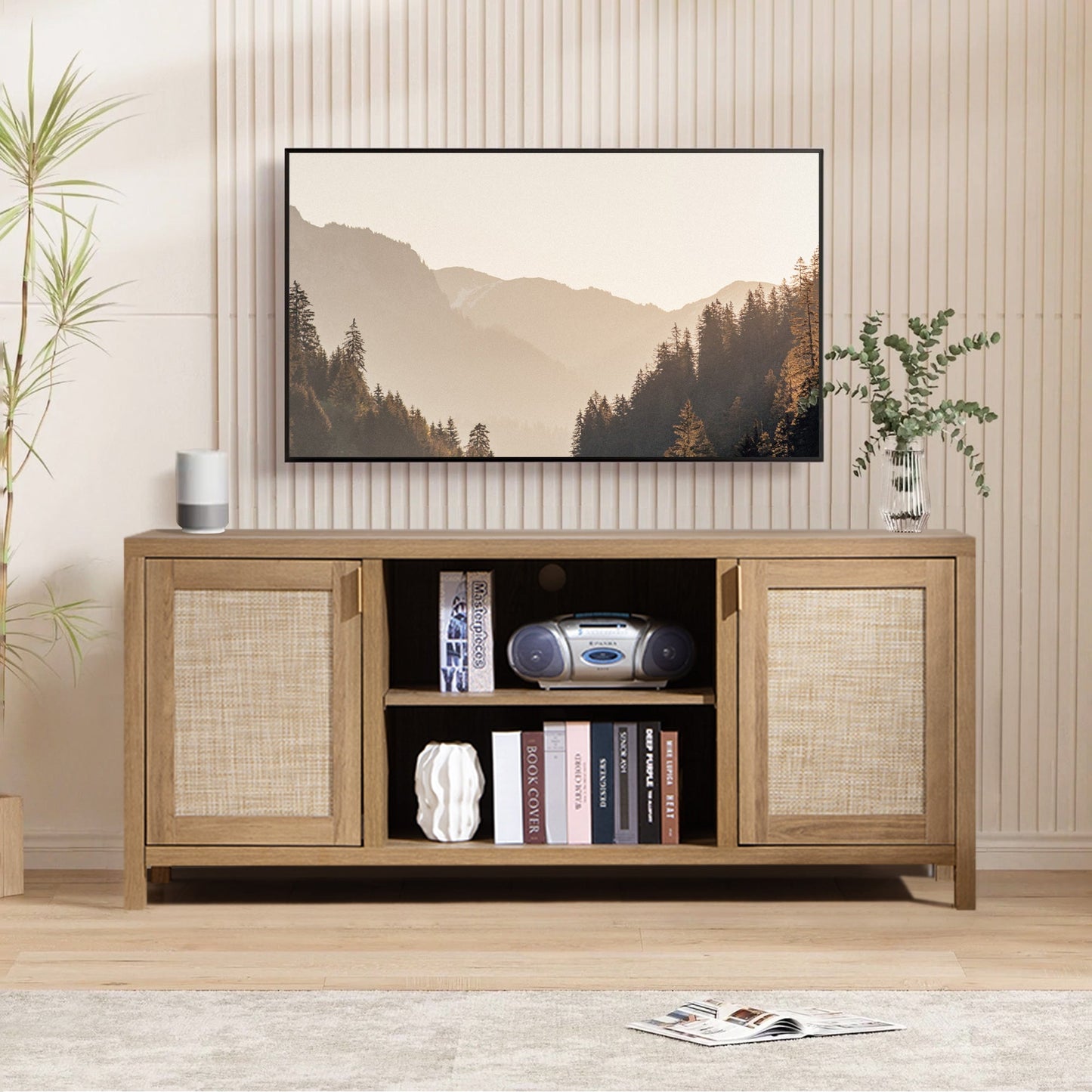 Savanna TV Stands with Shelves