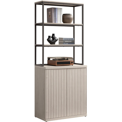 Stria Bookshelf with Storage