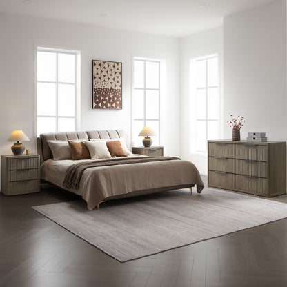 Cas 6 Drawers Dresser and 3 Drawers Nightstands Set