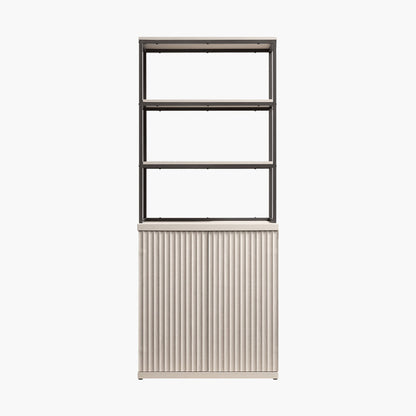 Stria Bookshelf with Storage