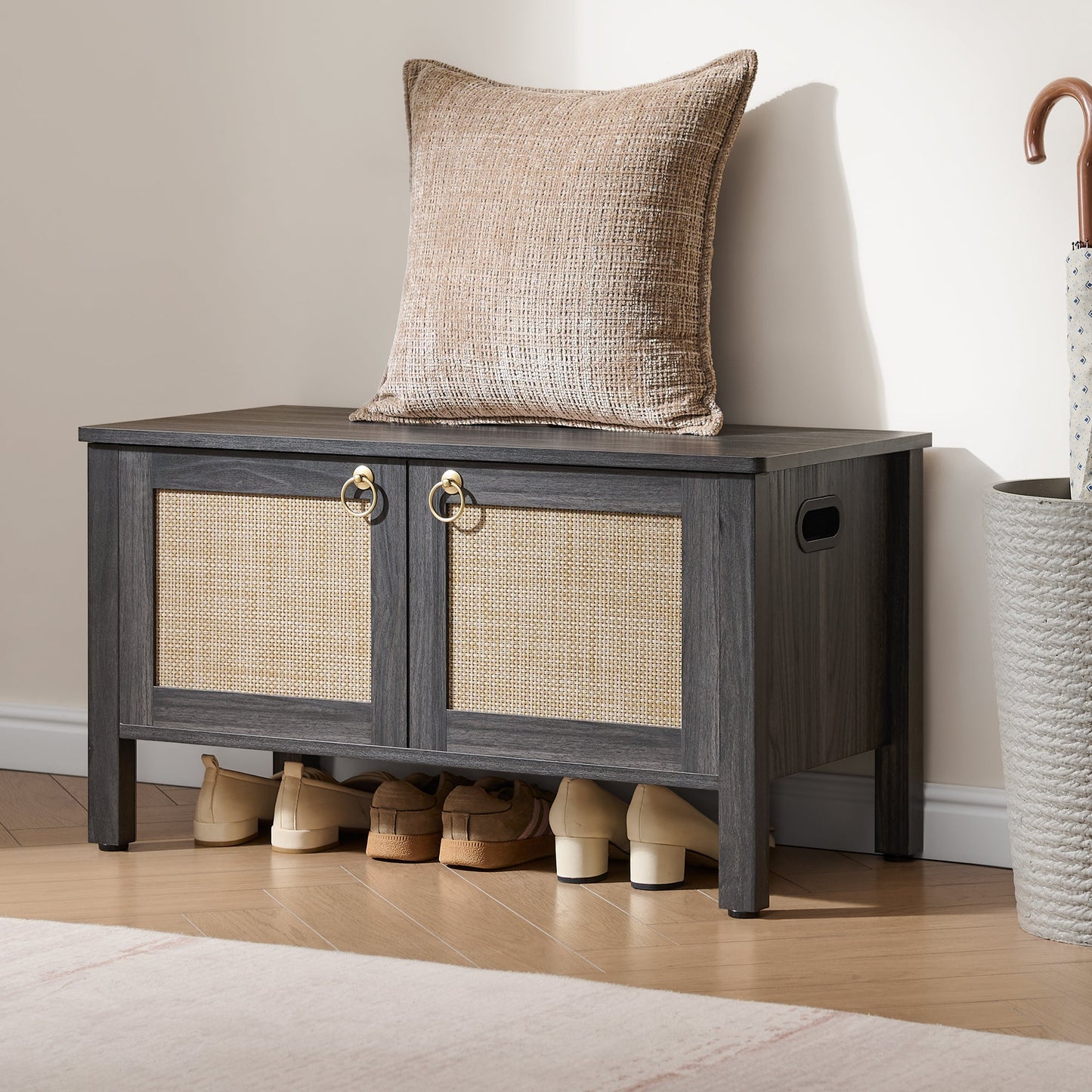 Terra Rattan Shoe Bench