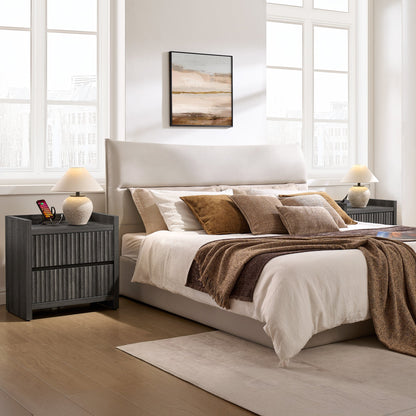 Prelude Nightstand with Charger Station