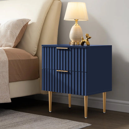 Opus Black Nightstand