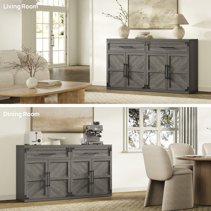 Willow Sideboard with 1 Drawer and 2 Doors for Living Room