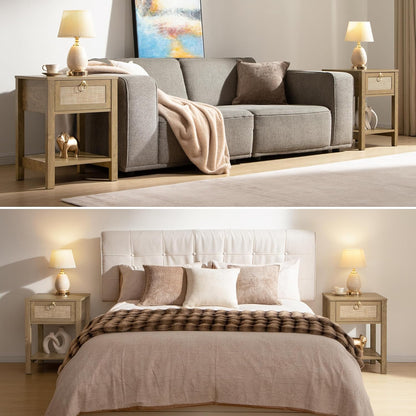 Terra Dresser and Night Tables Set